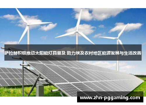 萨拉赫积极推动太阳能灯具普及 助力埃及农村地区能源发展与生活改善