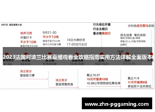 2023法国对波兰比赛直播观看全攻略指南实用方法详解全面版本 2023法国对波兰比赛直播观看全攻略指南实用方法详解全面版本