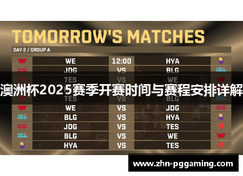 澳洲杯2025赛季开赛时间与赛程安排详解 澳洲杯2025赛季开赛时间与赛程安排详解
