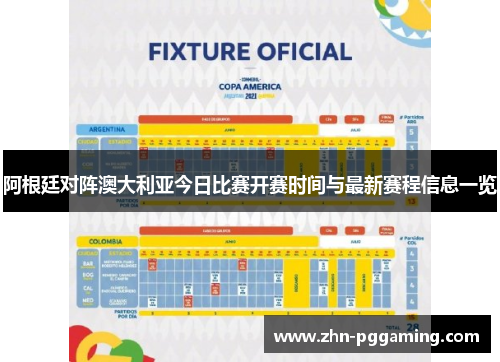 阿根廷对阵澳大利亚今日比赛开赛时间与最新赛程信息一览 阿根廷对阵澳大利亚今日比赛开赛时间与最新赛程信息一览